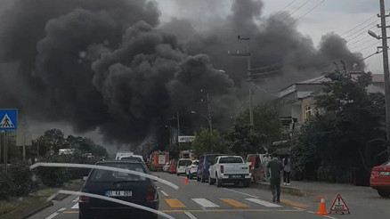 Trabzon’da alışveriş merkezinde yangın