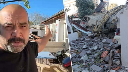 Kentte fırtına etkili oldu: Minarenin külahı ile evlerin çatıları uçtu Gözlerimin önünde oldu