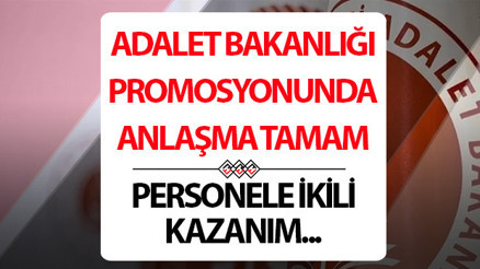 ADALET BAKANLIĞI PROMOSYON TEKLİFİ KABUL EDİLDİ || 99 bin 500 TL ödeme takvimi belli oldu... Adalet Bakanlığı maaş promosyonunda ikili kazanım