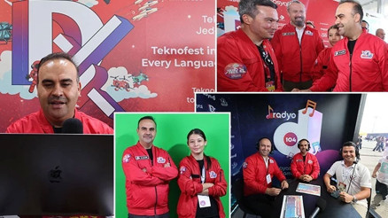 Bakan Kacır Demirören Medya standını ziyaret etti Kacır Her Dilden TEKNOFEST uygulamasını denedi Bakan Kacır Demirören Medya standını ziyaret etti Kacır Her Dilden TEKNOFEST uygulamasını denedi