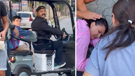 Kadıköyde 3 tekerli maganda dehşeti: Saldırdığı kadın bayıldı, çevredekileri bıçakla tehdit etti