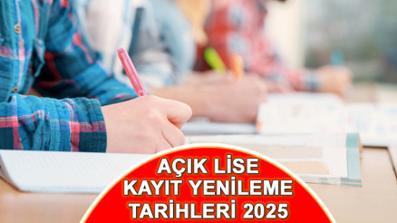 AÇIK LİSE KAYIT YENİLEME MEB TAKVİMİ 2025-2026 || Açık öğretim lise kayıt yenileme ne zaman bitiyor, sınav ücreti ne kadar, hangi bankaya yatırılır İşte AÖL 1. dönem sınav tarihleri...
