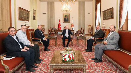 TBMM Başkanı Kurtulmuşa sivil toplum kuruluşlarından Gazze mektubu