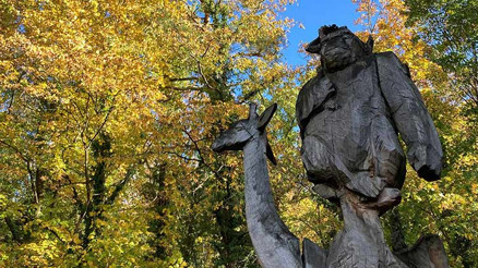 Nürnberg Hayvanat Bahçesinde sonbahar festivali