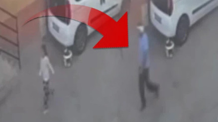 Gaziantepte güpegündüz yaşandı Kız çocuğunu mahalleli kurtardı