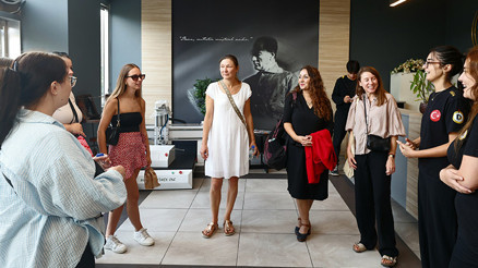 Almanya’dan gelen öğrenciler Demirören Medya Lisesini ziyaret etti