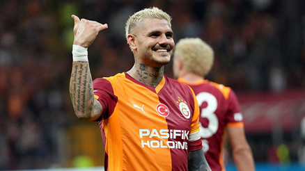 Galatasarayda Mauro Icardi sevinci Oynadığı maçtan fazla katkı vermiş