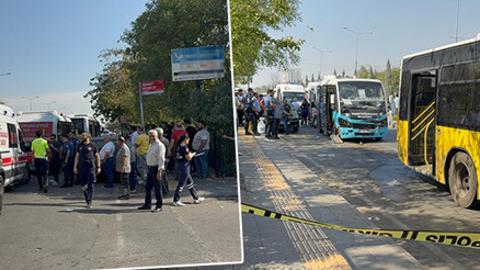 Diyarbakırda minibüs otobüse çarptı: 15 yaralı