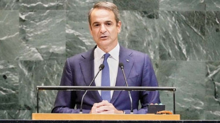 Miçotakis ‘diyalog’ isterken BM kürsüsünden Türkiye’ye yüklendi
