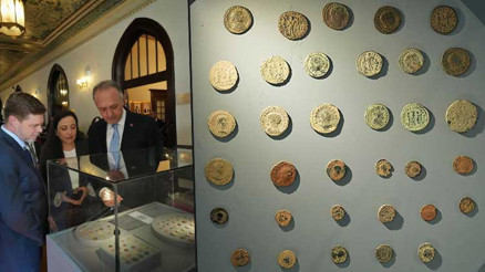 Roma dönemine ait 83 sikke, ABDden Türkiyeye iade edildi