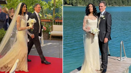 Efsane oyuncunun tek oğlu 60 yaşında evlendi... Altı yıl bekleyip muratlarına erdiler