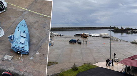 Trabzonda balıkçılar tarafından bulunmuştu: Açık denizde imha edildi İşte o anlar Trabzonda balıkçılar tarafından bulunmuştu: Açık denizde imha edildi İşte o anlar