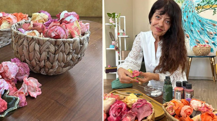 Videoları izleyerek öğrendi Nişasta ve tutkalla yapıyor | ilk kez ben hayata geçireceğim