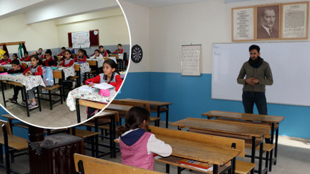 Önceki okulunun tek öğrencisi olan 10 yaşındaki Hasretin, şimdi 32 arkadaşı var