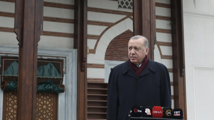 Cumhurbaşkanı Erdoğan, cuma namazını Üsküdarda kıldı