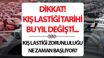 KIŞ LASTİĞİ ZORUNLULUĞU 2025 BAŞLIYOR: Zorunlu kış lastiği uygulamasında tarih değişti... Kış lastiği zorunluluğu ne zaman başlıyor KIŞ LASTİĞİ ZORUNLULUĞU 2025 BAŞLIYOR: Zorunlu kış lastiği uygulamasında tarih değişti... Kış lastiği zorunluluğu ne zaman başlıyor