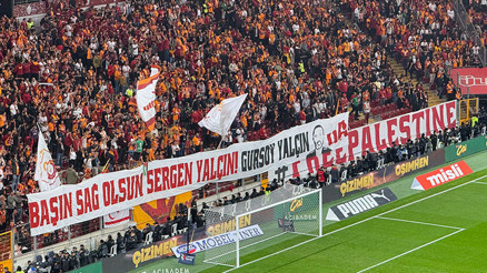 Galatasaraydan Sergen Yalçına baş sağlığı