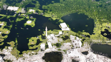 Kayseri’de baraj kurudu... Suların altından 4 köy çıktı