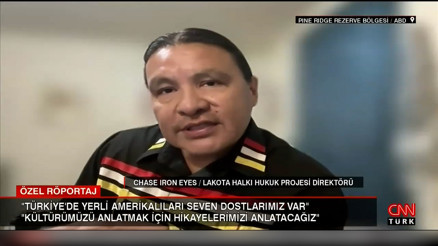 Wounded Knee Katliamında akrabalarını kaybeden yerli Amerikalı CNN Türk’te