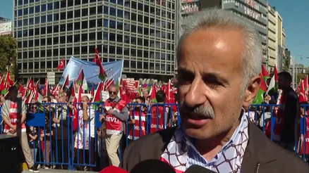 Ulaştırma ve Altyapı Bakanı Abdulkadir Uraloğlu, Gazze Kararlılık Yürüyüşüne katıldı