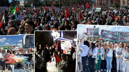 Türkiye Gazze için ayağa kalktı: 81 ilde düzenlenen gösteriler dünyada geniş yankı uyandırdı Abluka ve saldırılara karşı dayanışma Türkiye Gazze için ayağa kalktı: 81 ilde düzenlenen gösteriler dünyada geniş yankı uyandırdı Abluka ve saldırılara karşı dayanışma