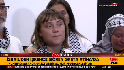 Greta Thunberg: Gazzede soykırım gerçekleşiyor