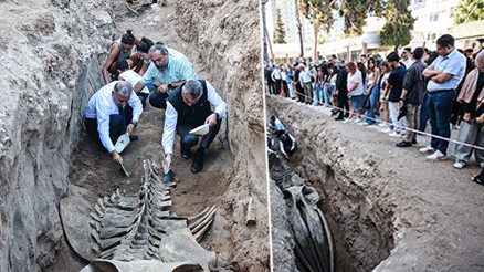 İki gün içinde tamamı topraktan çıkarılacak Tam 14 metre: Kentte büyük heyecan