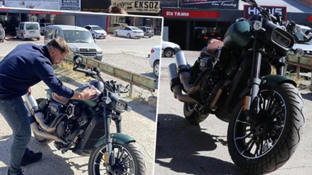 Sıfır kilometre motosiklet aldı, başına gelmeyen kalmadı Sıfır kilometre motosiklet aldı, başına gelmeyen kalmadı