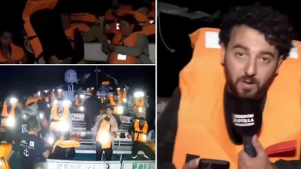 İsrail Özgürlük Filosundaki aktivistleri alıkoydu İsrail Özgürlük Filosundaki aktivistleri alıkoydu