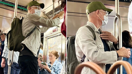 Yatları, katları, milyonları var... İstese helikopterle bile gezer.. Ünlü oyuncu metroda oturacak yer bile bulamadı