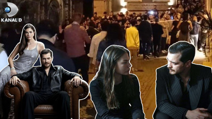 Eşref Rüya setinde hayran izdihamı
