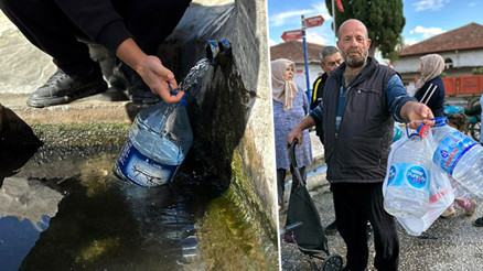 Bir kentte daha su krizi: Çeşme önlerinde kuyruk oluştu