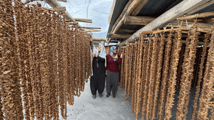Elazığın tescilli lezzeti orcikin yapımına başlandı