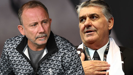 Beşiktaşta Sergen Yalçın ve transfer krizi Serdal Adalı devreye girdi