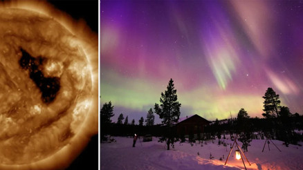Güneş’te devasa bir delik: Hafta sonu kutup ışıkları görülebilir Güneş’te devasa bir delik: Hafta sonu kutup ışıkları görülebilir
