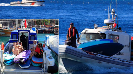 Akdenizde 19 genç rüzgarla 2 mil açığa sürüklendi: Birbirlerine tutunarak kurtulmayı beklediler