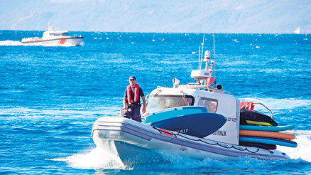 Kürek sörfü faciayla bitiyordu