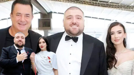 Evlendiler... Düğüne ünlü yağdı