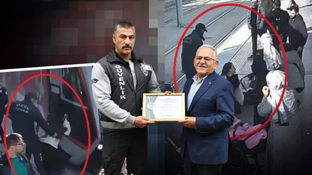 Tramvayın altında kalmaktan güvenlik görevlisi kurtardı Belediye başkanı teşekkür belgesi verdi Tramvayın altında kalmaktan güvenlik görevlisi kurtardı Belediye başkanı teşekkür belgesi verdi