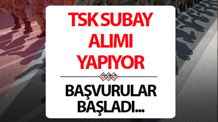TSK Muvazzaf subay alımı yapıyor... Hangi sınıflarda başvuru alınıyor İşte, TSK subay alımı başvuru detayları