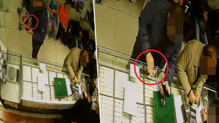 Kuyumcudan 50 gram altını çaldı O anlar kameralara yansıdı