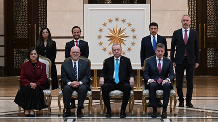 Cumhurbaşkanı Erdoğan, 4 ülkenin büyükelçisini kabul etti