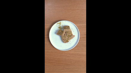 Glutensiz tahin helvası Glutensiz tahin helvası