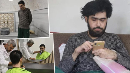 3 yılın ardından Barış, ilk defa dışarı çıktı: Tıraş olup, banyo yaptı