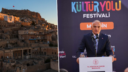 Kültür Yolu Festivali ilk kez Mardinde Bakan Ersoy: Mardin’in ruhu dünyaya taşınacak