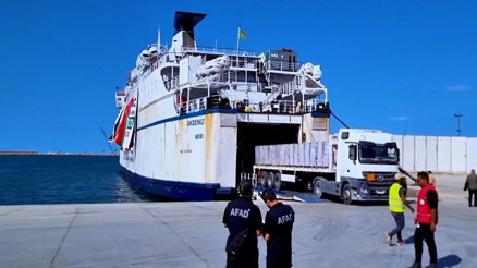 AFAD: 17’nci İyilik Gemisi ‘Akdeniz’, Mısır’a ulaştı