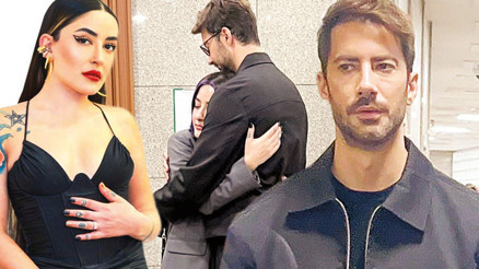 İki yıllık evlilik bitti... Sarılarak boşandılar