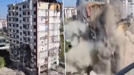 Diyarbakır’da 11 katlı bina, yıkım sırasında çöktü