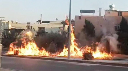 Doğalgaz sızıntısı varken sigara yaktı