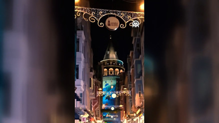 Emine Erdoğandan Sıfır Atık Forumu kapsamında Galata Kulesine yansıtılan görsellere ilişkin paylaşım Emine Erdoğandan Sıfır Atık Forumu kapsamında Galata Kulesine yansıtılan görsellere ilişkin paylaşım